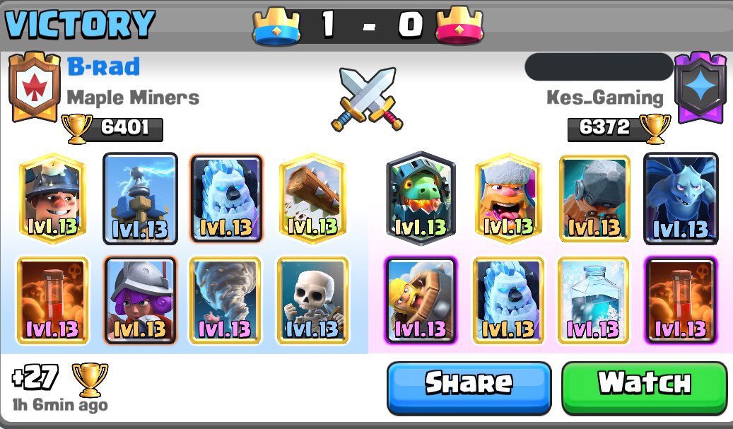 I have done it. I finally made a miner control deck that can beat freeze