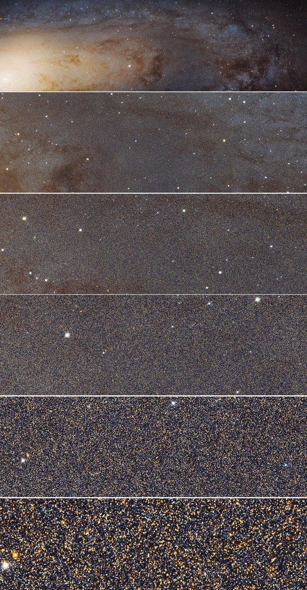 Triple__VI's tweet photo. 30. This is a close up of the Andromeda Galaxy, which shows us how many stars there are. As far as we know till today there are roughly around a 1 Trillion stars.
#AstroSciChat
Credit: https://t.co/UuHCLoyqGG https://t.co/qR09RH7zZY