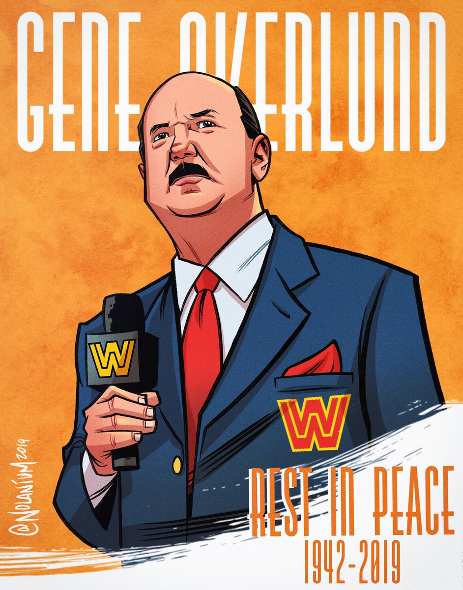 Thanks for the wonderful memories Mean Gene. REST IN PEACE. #GeneOkerlund #meangeneokerlund