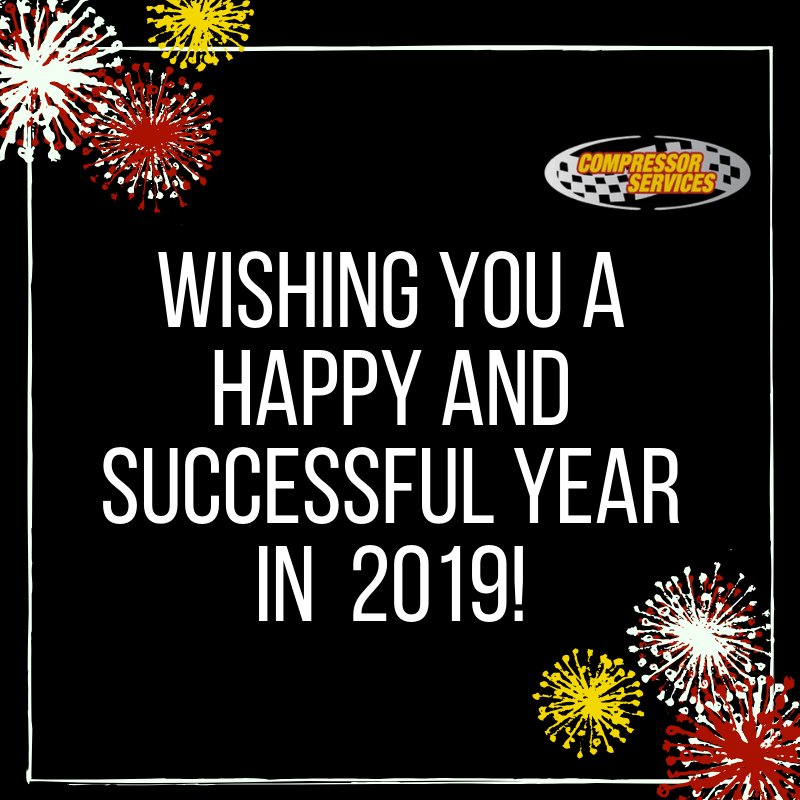 Compressor_Serv's tweet image. Bring it on 2019!  We are ready for all your compressor concerns and more!

#CompressedAir
#AirCompression 
#CompressorServices