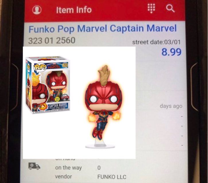 captain marvel pop target exclusive