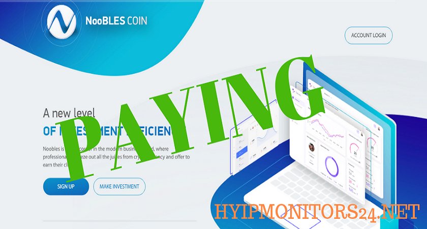 Hyipmonitors_24's tweet photo. Noobles Coin
Status: Paying
Plans: 0.6% daily for 365 days and more plan.
Payment Methods: Perfect Money , Bitcoin , Payeer , Advanced Cash , Litecoin , Ethereum 
Payment Type: Instant
https://t.co/Kqb4gh2V2n
#payinghyip #cryptocurrency #hyipinvestor #hyipmonitor #hyipnews https://t.co/fKLsWcgkH9