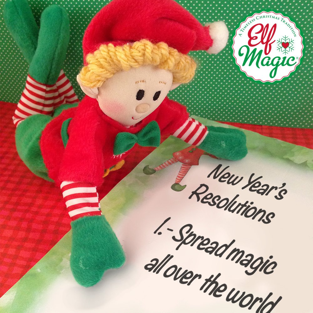 ElfMagic's tweet image. Did you make New Year’s resolutions? Ours is to keep spreading magic all over the world, what’s yours? Tell us!