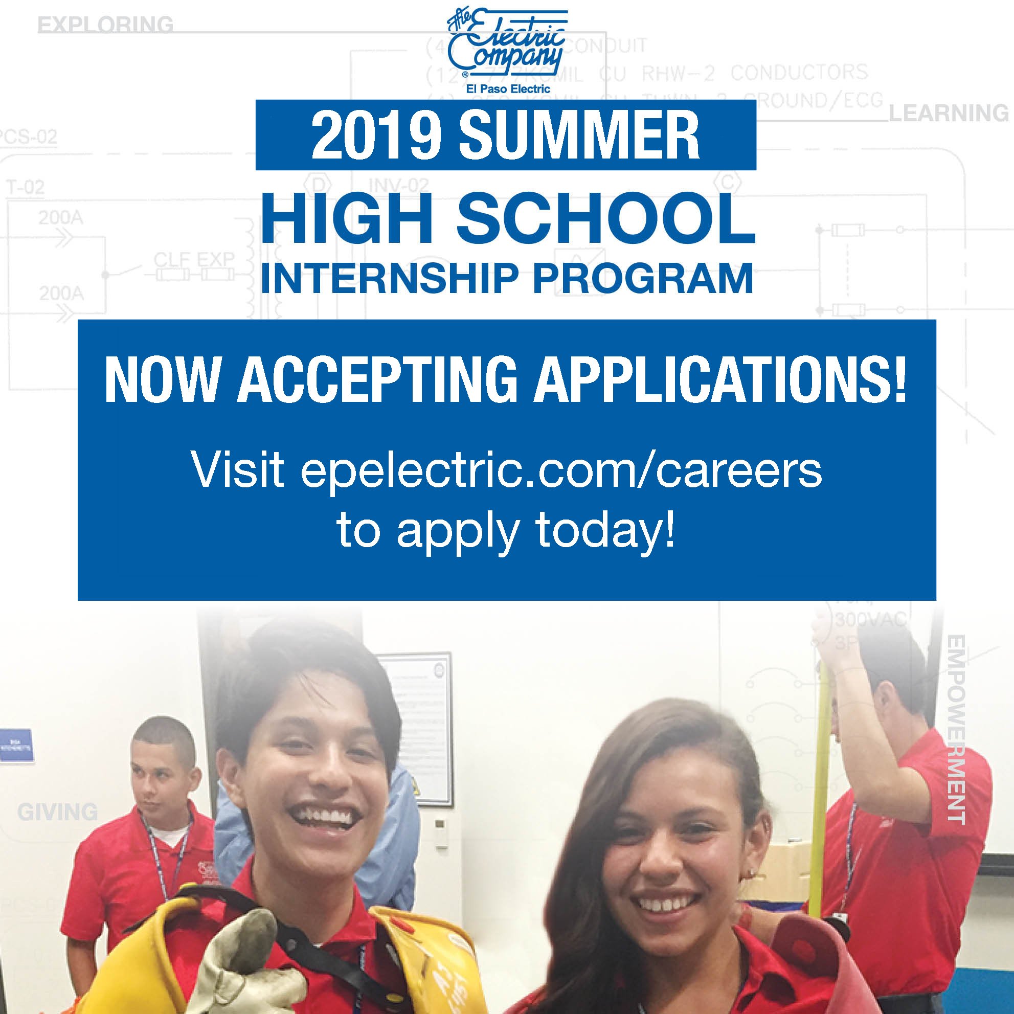 El Paso Electric on Twitter "Calling all HS juniors! Apply by Feb. 3rd