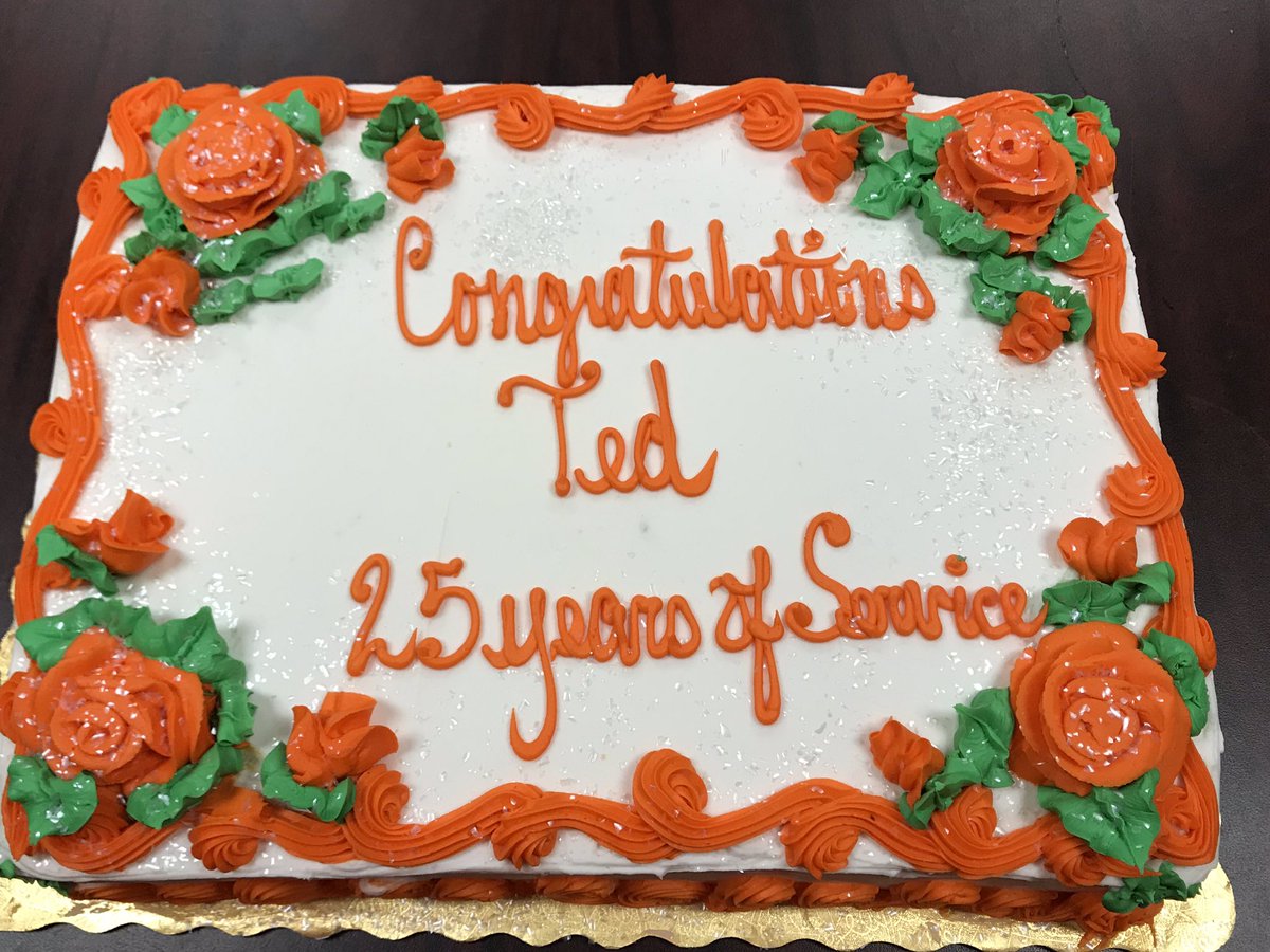 Congratulations Mr. Ted for your 25 years of service to the Home Depot         Thank You!