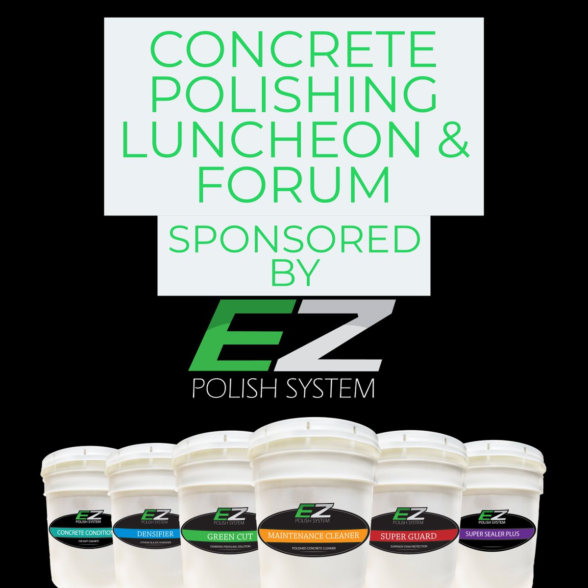 Did you know we are sponsoring the Concrete Polishing Luncheon & Forum at World of Concrete? Its not to late to buy your tickets! Visit worldofconcrete.com to get your tickets today! #worldofconcrete #worldofconcrete2019 #cement #polishedcement