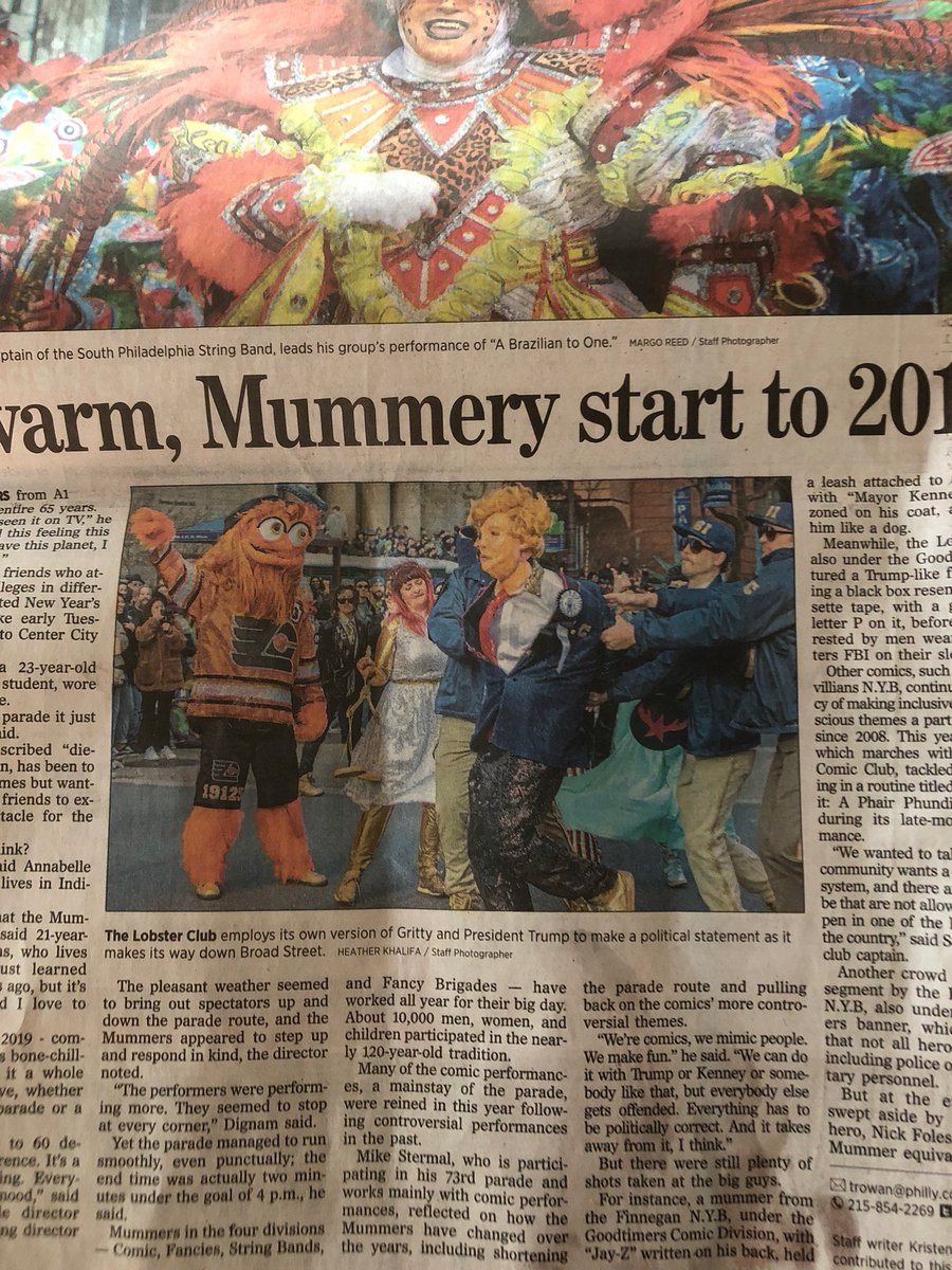 Dan McQuade on Twitter "Lobster Club (the woke mummers) did a bit