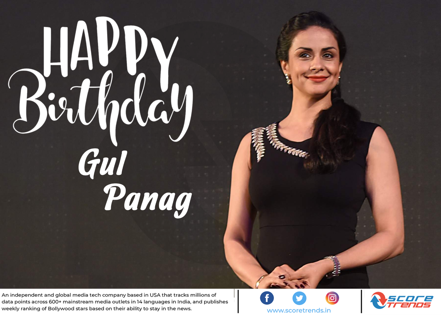 Score Trends wishes Gul Panag a Happy Birthday!! 