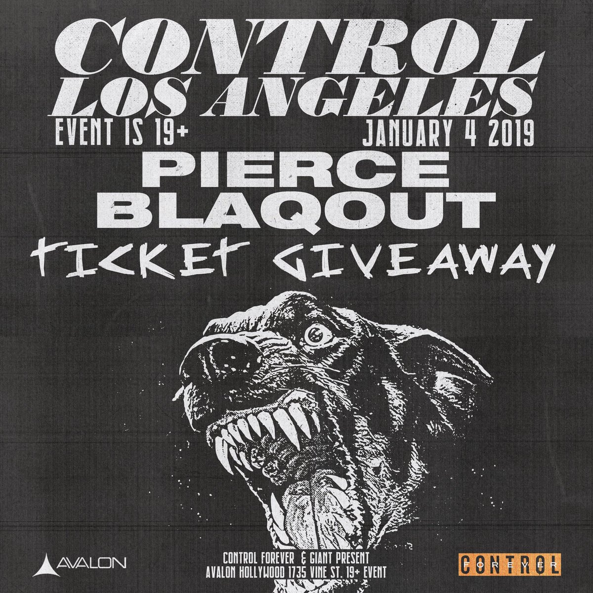 blaqoutdubstep's tweet image. LA! Giving away 4 tix to the show on Fri at #Control_LA w/ @PIERCESOUNDS:

⚡️ 1. follow @ControlForever and @AvalonHollywood
⚡️ 2. tag 3 friends (multiple entries count!)
⚡️ 3. like this

contest ends Thur at midnight. winners will be contacted on Fri! 🙏 #thingstodoinla #Riddim