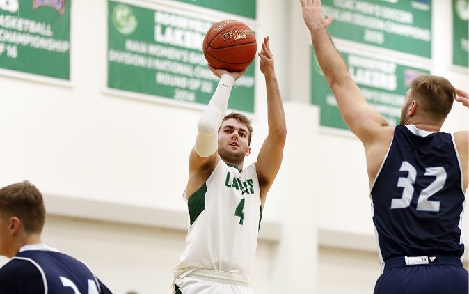 RooseveltLakers's tweet photo. Men's Basketball: Jake Ludwig pours in school-record 42 points as late @RULakersMBB rally falls just short at St. Francis (Ill.), 91-88
 - https://t.co/plpBQX4Nqc https://t.co/5akjF6az1B