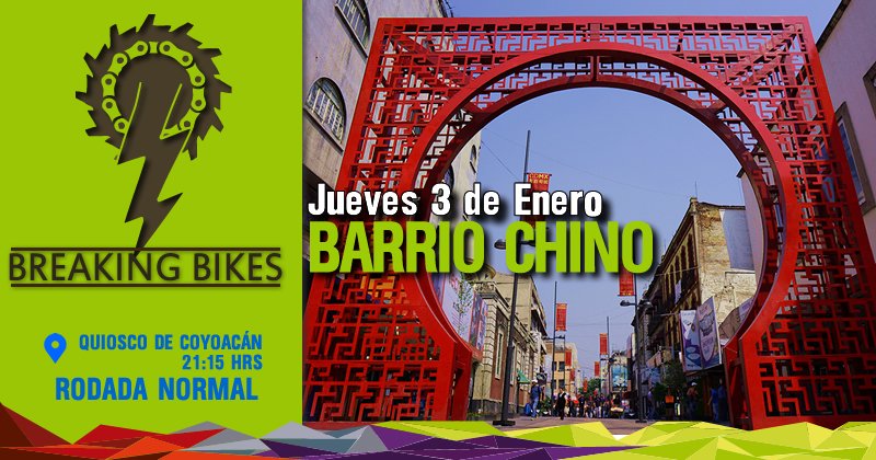 BreakingBikes's tweet photo. Nuestra primer rodada del año, este jueves a las 21:15 en el Kiosco de Coyoacán, con todo y los estragos por las fiestas decembrinas. https://t.co/V69Zx0XjPO