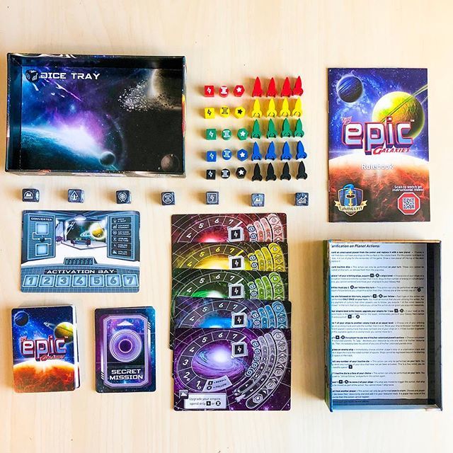 Tabletopfamily's tweet photo. Tiny Epic Galaxies
🚀 🌌 🚀 
Do you ever feel like you open a game box and inside is mostly air? 
I love how everything in the Tiny Epic Galaxies box is perfectly sized and every part is utilized, right down the the box itself. 🙌🚀🙌
And they aren’t s… https://t.co/Szdeidv0x4 https://t.co/yJPmlWORHu