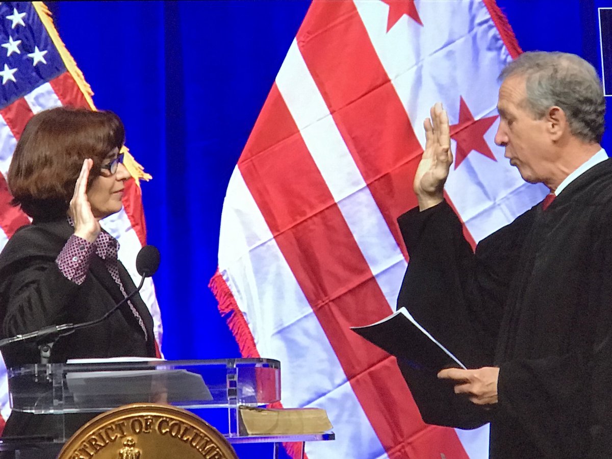 marycheh's tweet photo. It was an honor to be sworn in by The Hon. Craig S. Iscoe today and it was a joy to swear in @Ruth4Schools and our wonderful #Ward3 ANC Commissioners. Thank you to my constituents, neighbors, &amp; friends for your continued support and congratulations to my @councilofdc colleagues! https://t.co/gpAVbdiJjM