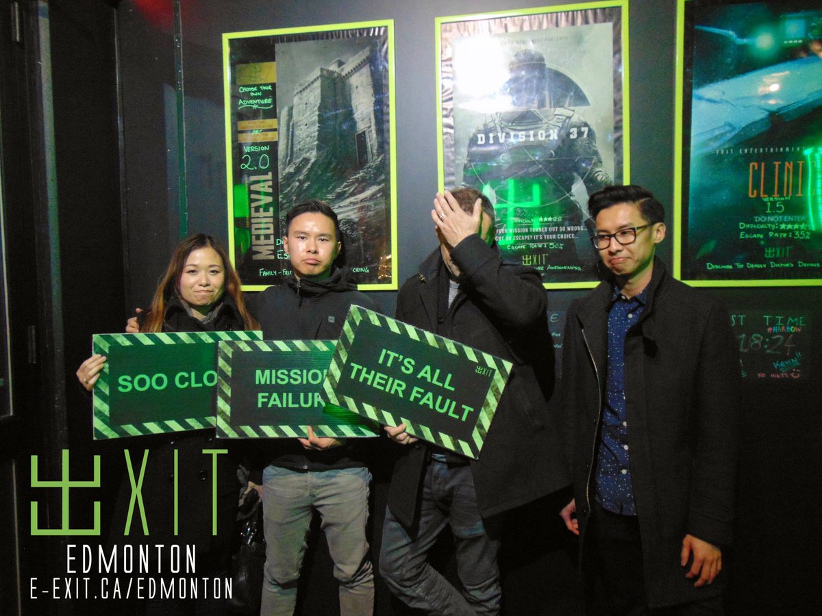 exit_edmonton's tweet photo. EXIT Edmonton Escape on Whyte Presents this week's team photos! Thank you all for coming down and escaping with us this past week.
Click the link for the full gallery! [https://t.co/NgiJUUk5Y2]
#yeg #exitedmonton #exploreedmonton #whyteave #oldstrathcona https://t.co/lbNn2nEHqm