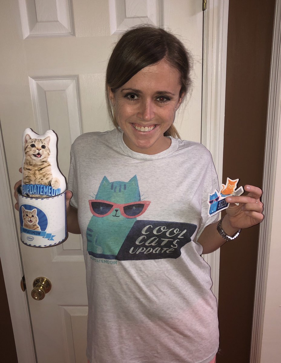 haybee18's tweet image. Be a cool cat this new year and update your software regularly! Thanks @StaySafeOnline &amp;amp; @intel for the sweet #UpdateMeow prize pack! 😻🤗