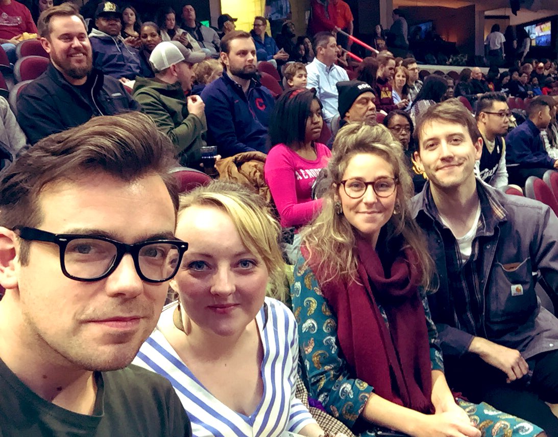 @TweetQTV Go Cavs! This basketball stuff is even more exciting than Quidditch! Thanks <a href="/abmowrey/">Scarlett</a>! From everyone at <a href="/PottedPotter/">Potted Potter</a>! 🏀 🧹