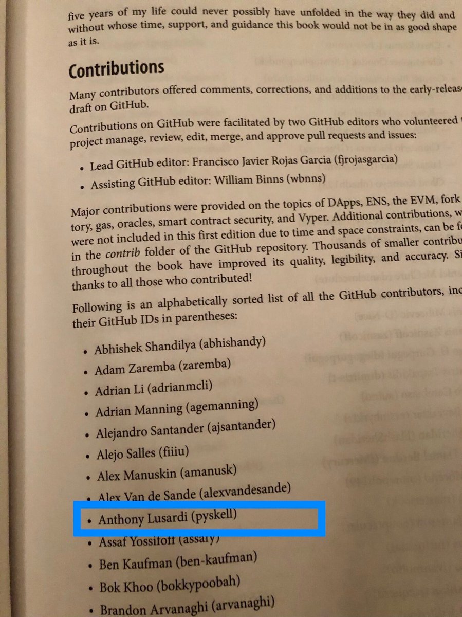 ClassicIsComing's tweet image. Anthony ⁦@pyskell⁩ with an honorable mention in “#MasteringEthereum” - main contributor for ETC in the book 📚 

Kudos✌️