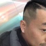 こういう髪型にしてとお願いした結果!三角ハゲに!
