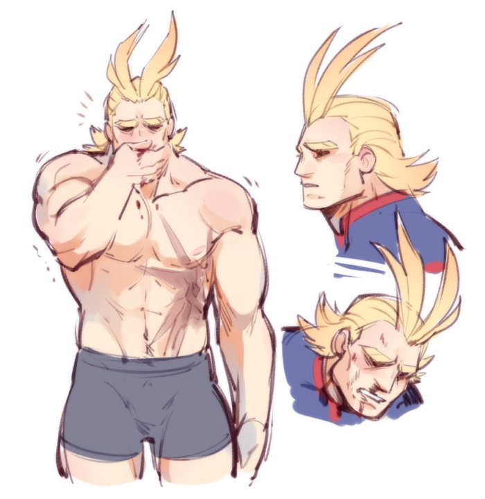 #allmight where's your smile... 