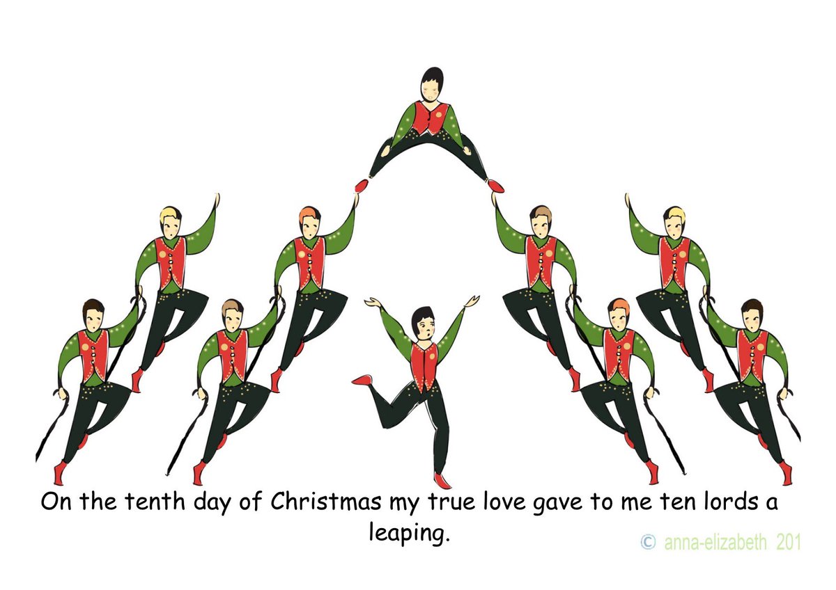 YellowDotWinch's tweet photo. On the tenth day of christmas my true love gave to me ten lords a leaping. https://t.co/iieOIFYisk