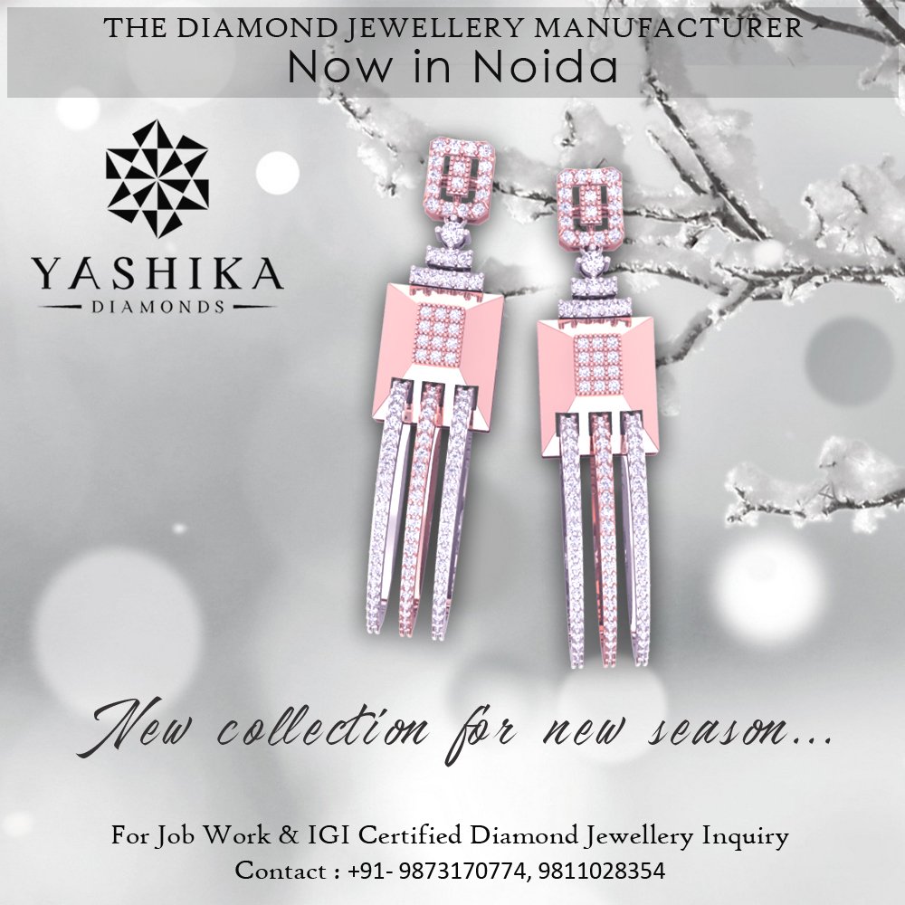 YashikaDiamonds's tweet photo. New collection for new season...
#DiamondJewellery #DiamondNecklace #DiamondRing #DiamondEarring #DiamondBracelet #DesignerDiamondJewellery #NowInnoida https://t.co/M8PjgW6S5J