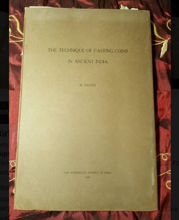 5.3/4 Besides, he disc moulds 4 making terracotta coins 4m Khokra Kot mounds of Rohtak dist and desc the process of coin minting in ancient Ind in his monograph“The Technique of Casting Coins in Ancient India”, which made him 1st Indian 2 contribute 2 Numismatics (study of coins)