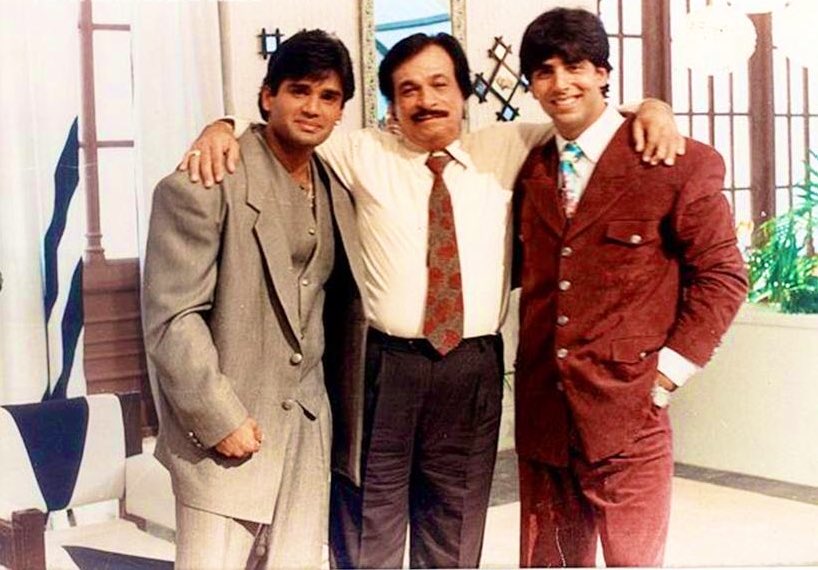 (1996) #KaderKhan, Akshay Kumar and Suniel Shetty during shoot of ‘Sapoot’

<a href="/akshaykumar/">Akshay Kumar</a> <a href="/sunielvshetty/">Suniel Shetty</a>
(pic: express archive)