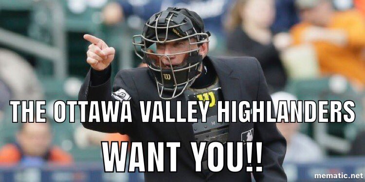 HighlandersOV's tweet image. Umpires needed. No experience necessary, please contact us