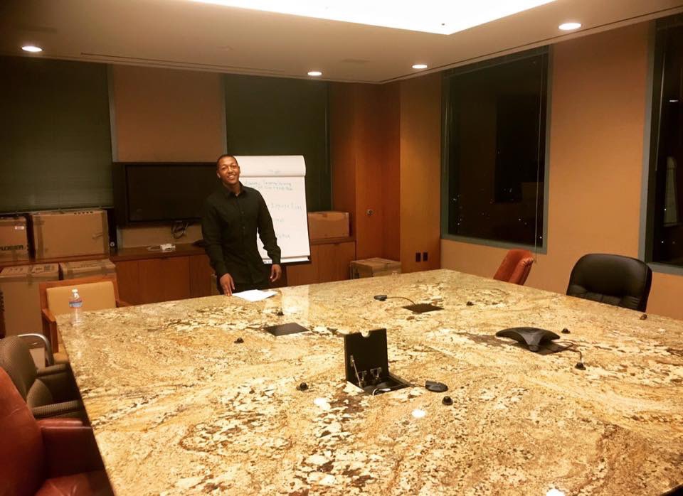 When i decided to start a company in 2014 this was my office right in the corner of my bedroom > 4 years  later... don’t let anybody put a top on your potential! If you can see it you can be it! It’s not about what you have.. it’s about what you do with what you have!