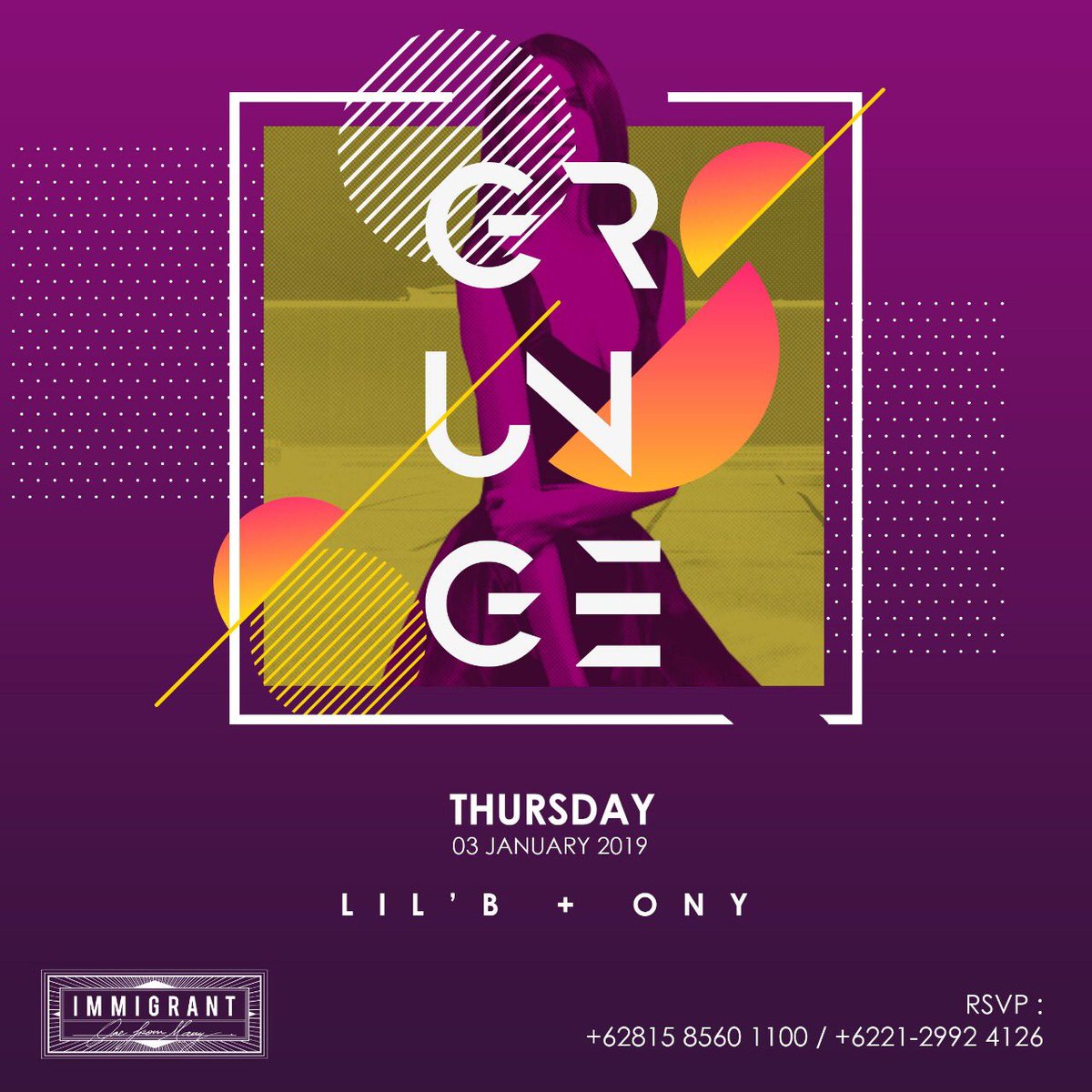 A Thursday madness awaits you here!

IMMIGRANT Lounge &amp; Club
021-29924126 / 081585601100