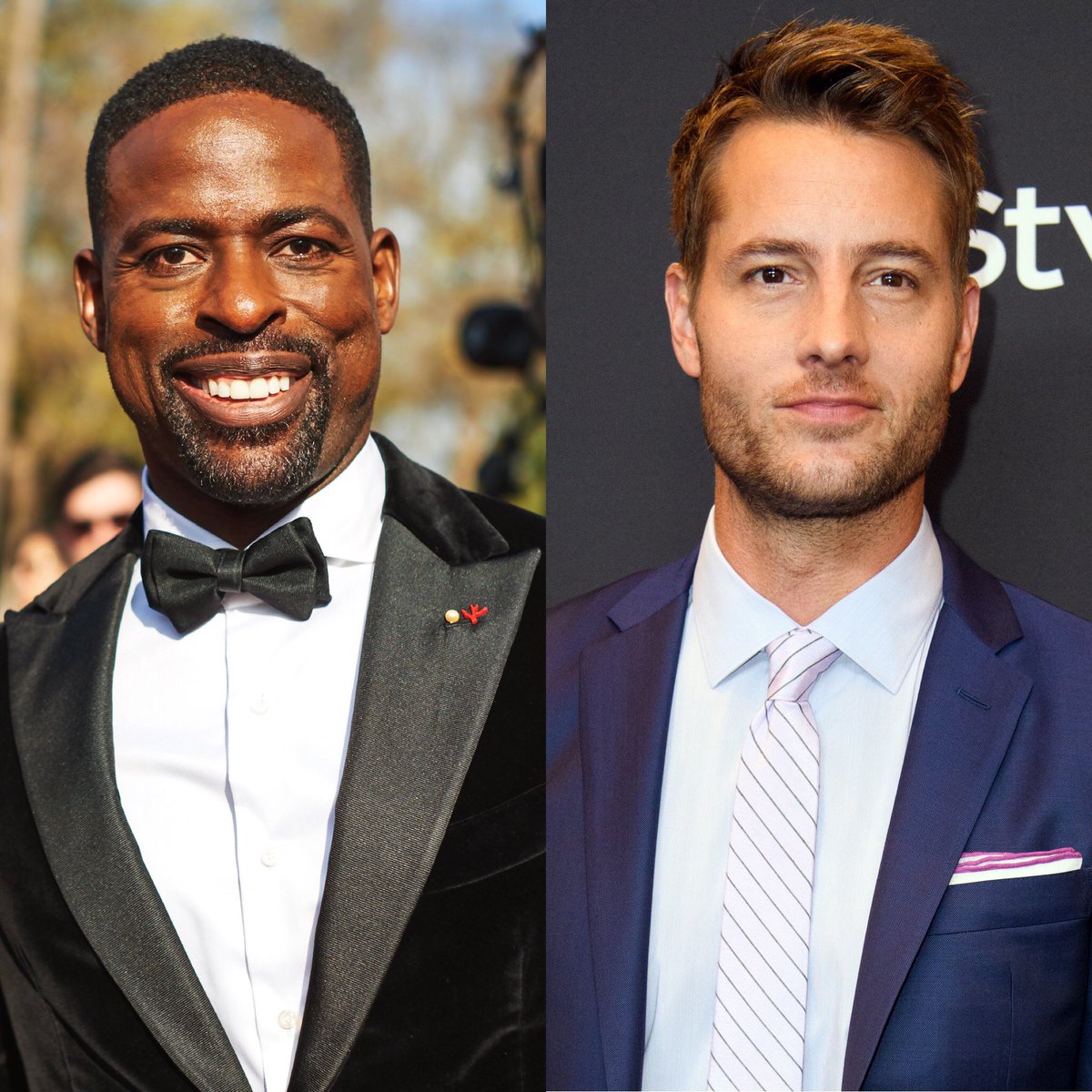 The HFPA confirms Kaley Cuoco, Johnny Galecki, Jim Parsons,  @SterlingKBrown, @justinhartley, @WilliamHMacy, \u0026 @Lupita_Nyongo as  presenters at this years #GoldenGlobes., image size:1200x1200