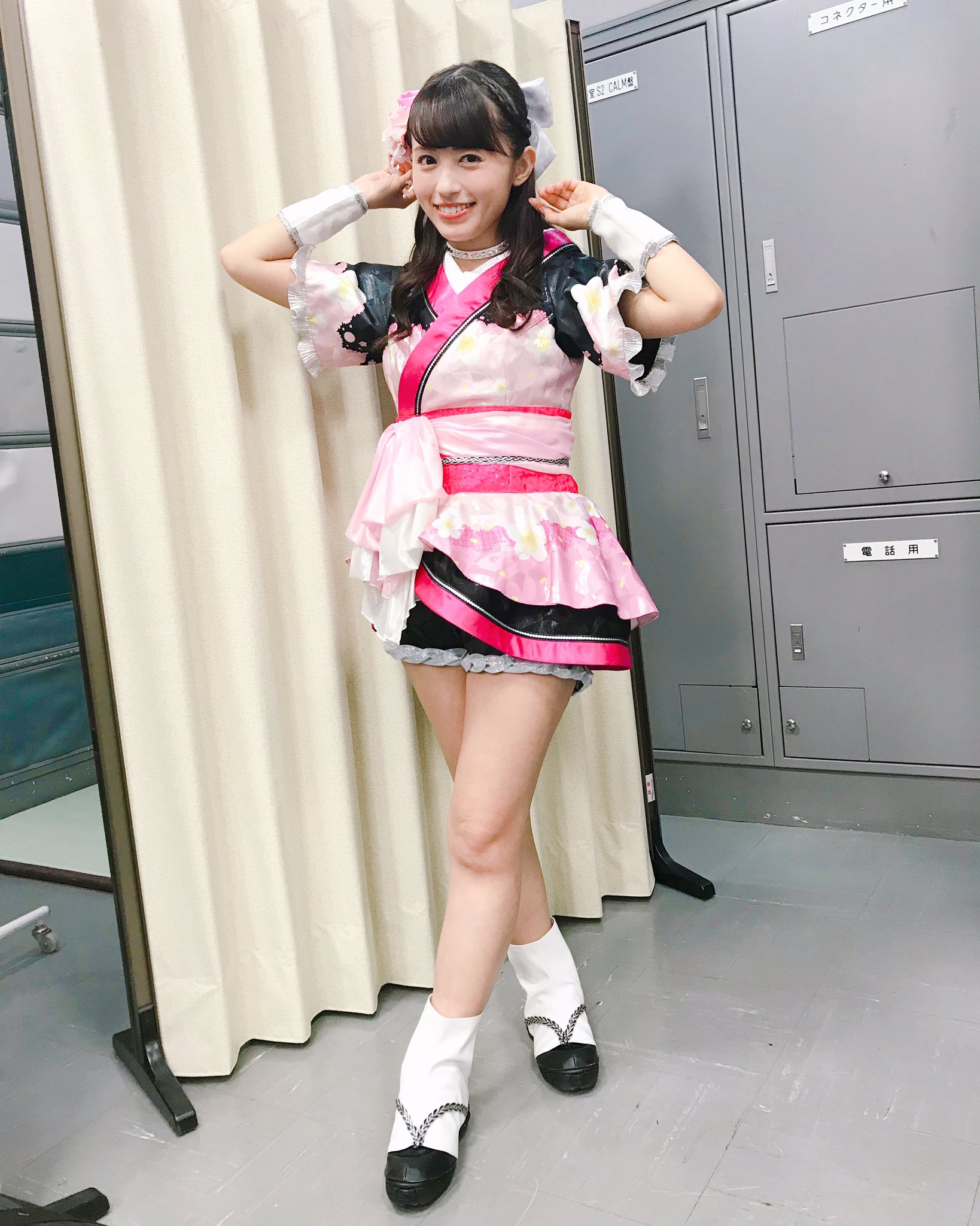 逢田梨香子 On Twitter 昨日インスタのストーリーにあげたんだけど ツイッターにも載せて との声があったので 先日cdtvで着たmy舞 Tonightのお衣装 和装可愛い