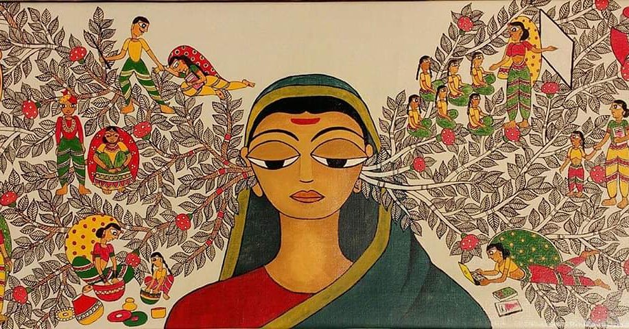 My heart bursts with pride whenever I see the artwork of Malvika Raj, a Delhi based artist who indulges in details like nobody else. This painting will be my lifetime favourite one. She drew our Saau, our Savitrimai's work here!

Happy teacher's day you all! 
#SavitriBaiPhule