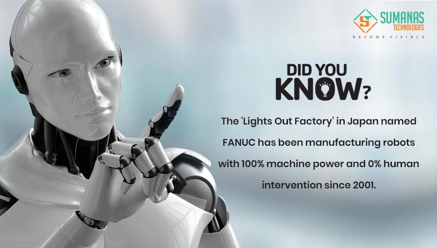 SumanasTech's tweet photo. #didyouknow #technews #AI #machinepower #lightsoutfactory #FANUC #sumanastech https://t.co/i3LZ9SqPyS
