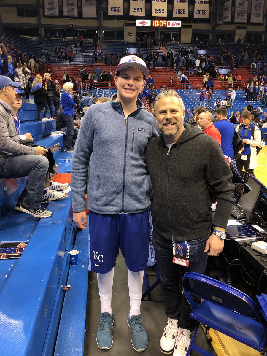 Nate Bukaty on X: Royals fans might get a kick out of this. After the KU  game tonight, I ran into Mike Sweeney. “Hey Nate!” He yelled, “Remember  little Mikey?” Ummhis son “