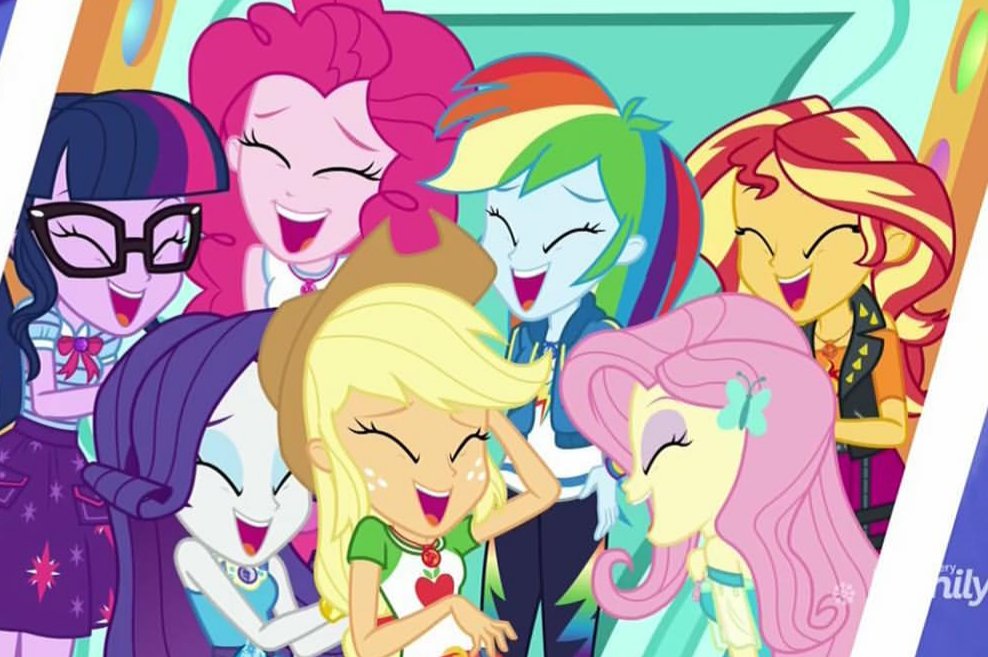 Just a quick picture of our favorite girls having a great time.
#EquestriaGirls #Brony
