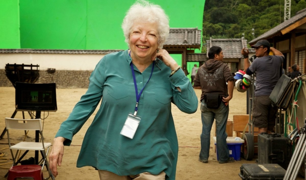 Tribeca's tweet photo. "It's hard for people to understand editing, I think. It's absolutely like sculpture. You get a big lump of clay, and you have to form it — this raw, unedited, very long footage." Happy 79th birthday to editing queen Thelma Schoonmaker, the GOAT. 🎞️ https://t.co/7zFBcIdUNq