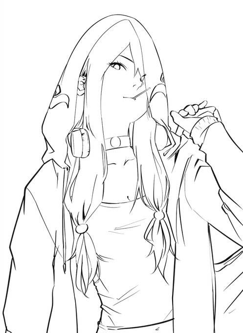 Mustache girl wip 
