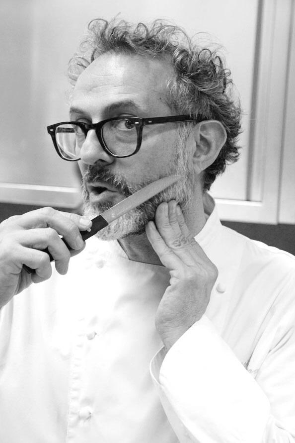 Grazie mille chef <a href="/massimobottura/">massimobottura</a> #steak #knife #osteriafrancescana #modena #rangelrooij #ryusen #chefs #ChefsTable #worlds50Best