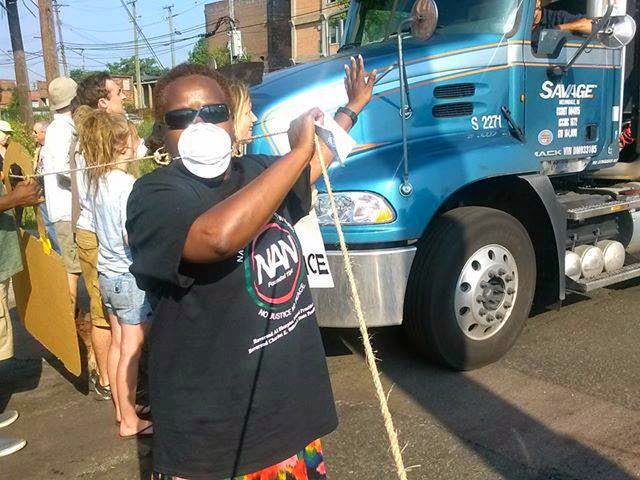 samriddle's tweet image. #whileback Stopping trucks from dumping Koch Brothers #petcoke on #Detroit riverbank join us today 10am Historic King Solomon Baptist Church 6100 14th St Detroit-#Michigan #NationalActionNetwork Action Rally same church #MalcolmX first delivered #MessagetoGrassroots