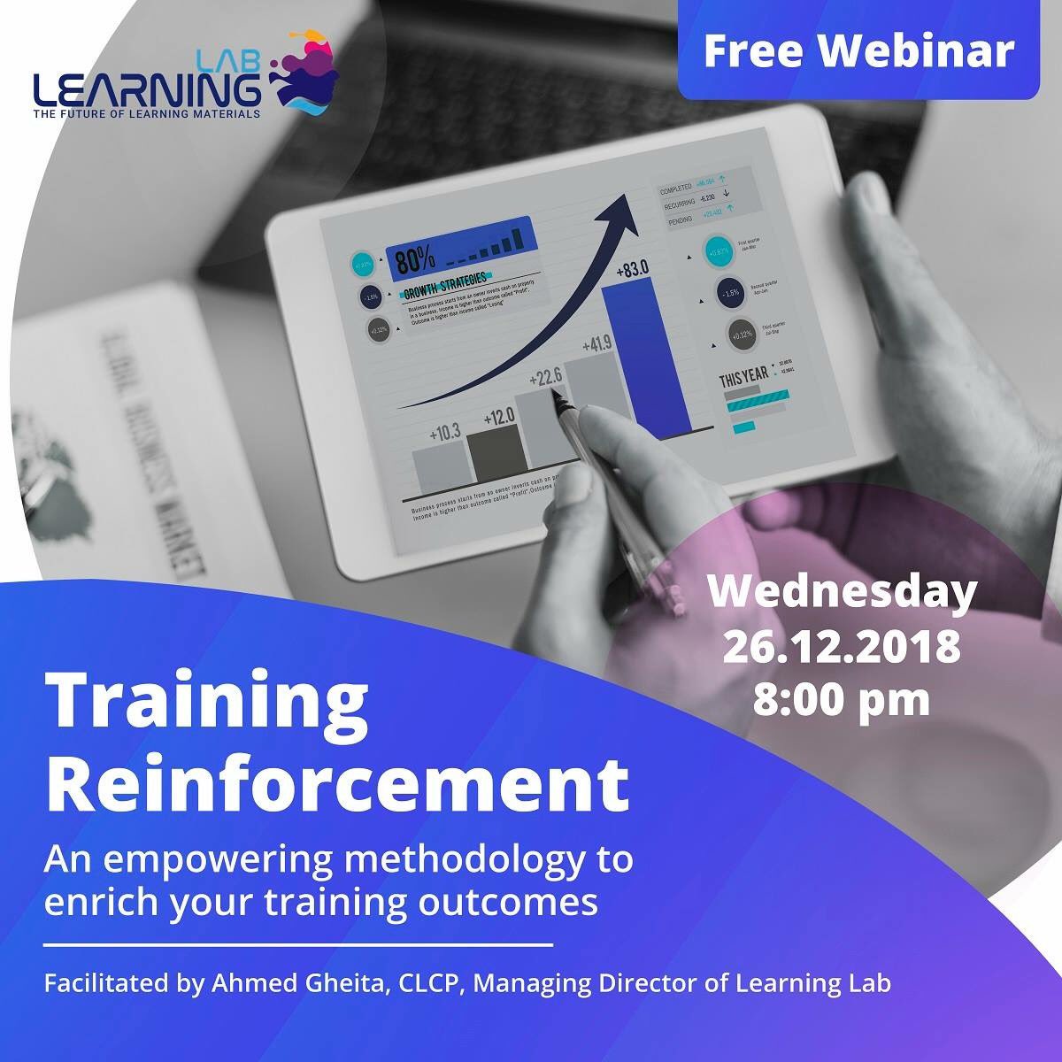 AhmedYamany's tweet photo. الناس اللي بتشتغل في مجال ال HR وخاصة ال Training هيبقي في free webinar عن استخدام ال Reinforcement في مجال التدريب لو حد يحب يحضر.
للتفاصيل والتسجيل:
https://t.co/Lz3dVeLXZ8
For Registration:
https://t.co/gZqwjdSE2L
#Learning_Lab #Reinforcement #Training_Development https://t.co/rq0xGKEDlH