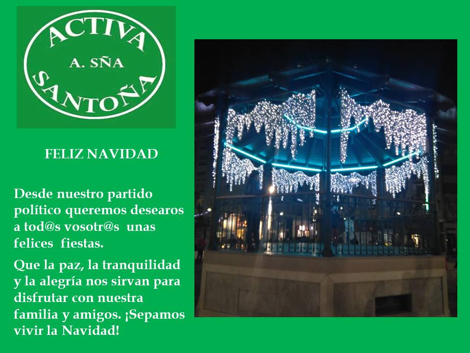 ActivaSantona's tweet photo. feliz Navidad a tod@s vosotr@s !!! https://t.co/Lk1Cn9F8IW