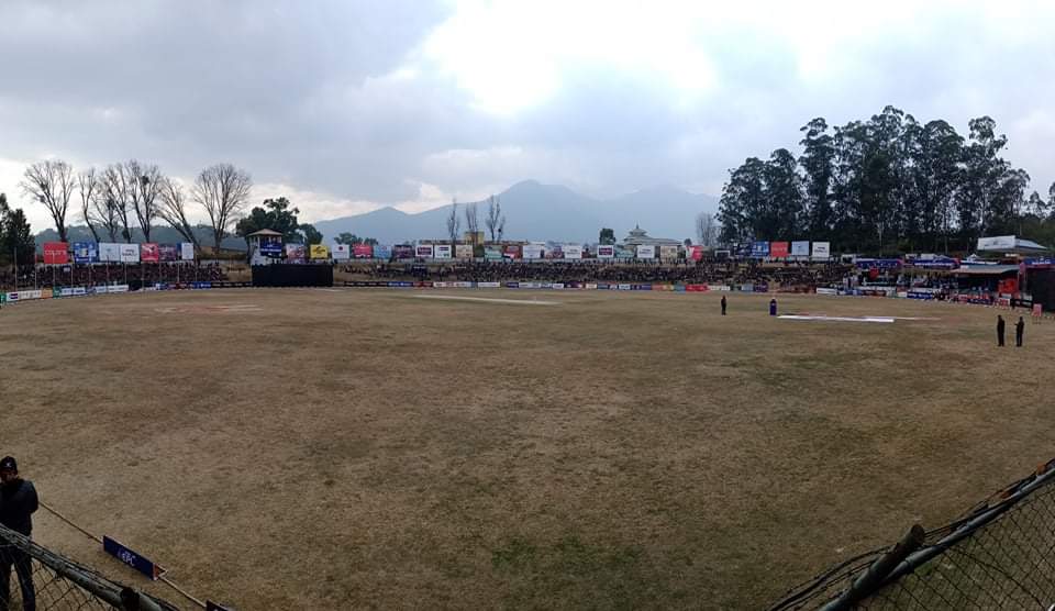 maheshach's tweet photo. Waiting for the grand finale of TVS EPL at TU Stadium. The environment is fabulous...
#tvsepl #eplt20 #cricket #Nepal https://t.co/uPTaaEmaZA