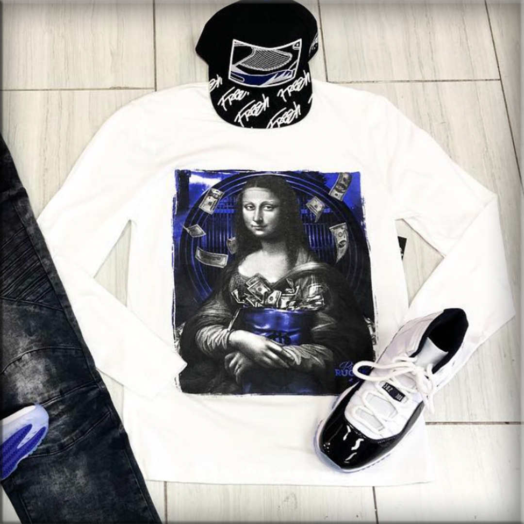 'Sittin Pretty' 
Mona Lisa smiles because she got herself some Concords
Link in bio 
#Richrugged #richandrugged #fitrotation #airjordan11 #concord #perfectmatch #vault #money #fresh #clean #wealthclub #outfit #deadstox #hypebeaststyle #centralfitsociety #hypedstreets #chrisfilly