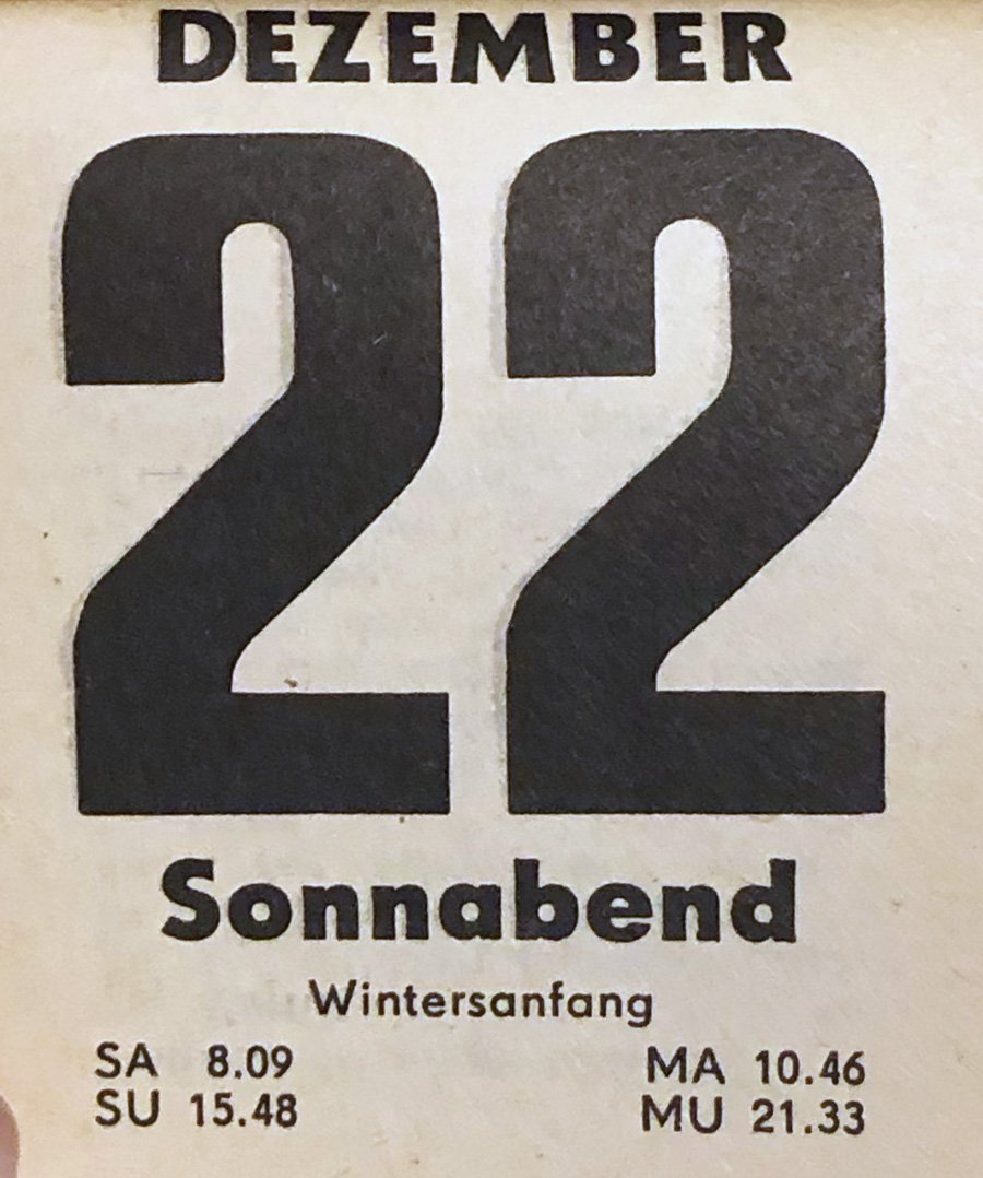 ddr_1990's tweet image. 22. Dezember 1990, Wintersanfang #ddr1990
