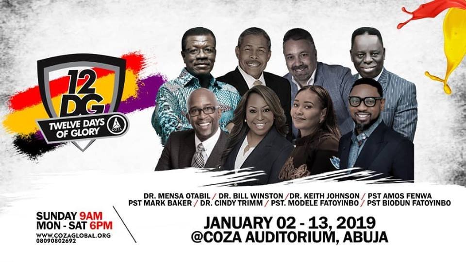 DolapoJohn's tweet photo. Season Greetings #Famfriends Happening again live @cozaglobal #12DG2019 from Jan. 2nd thru 13th, 2019. Come experience the #Lord in a new dimension with @BiodunFatoyinbo
We celebrate YOU...
RT, Like and Comment to make your girl #staroftheday
I celebrate you!!! https://t.co/HFCPFtqt3C