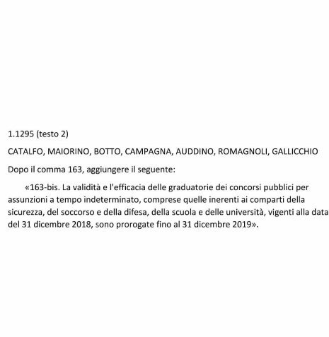 IdoneiN's tweet photo. APPROVATE emendamento 1.1294 testo 2 #PROROGAGRADUATORIETUTTE  in caso contrario sarete complici di un grave e ingiusto scempio! @luigidimaio
@matteosalvinimi @MFantinati @TiziCip @AntoSaccone @rossellaaccoto @DamianiDario @AgnesGallicchio @MunvicMovimento @C_XXVIIOttobre https://t.co/J5fDnC6CIy
