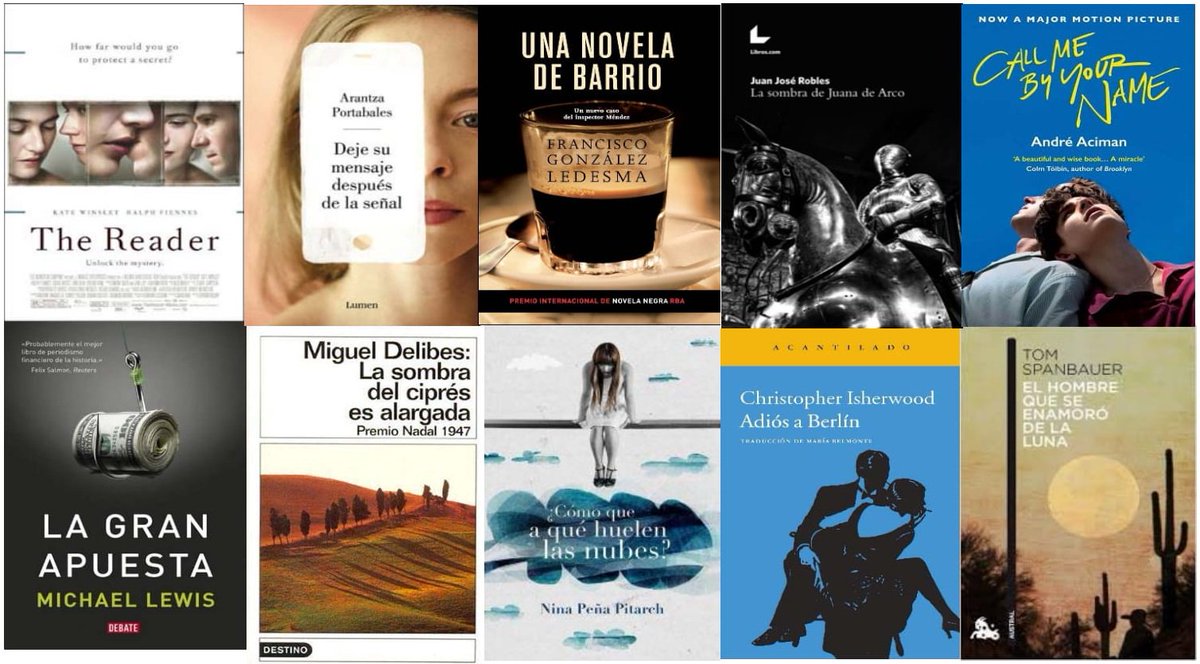 Furbano70's tweet photo. De los 50 libros que he leído este año en mi reto Goodreads, estos son los 10 que más me han gustado y explico por qué.
#goodreads, #challenge2018, #franciscourbano, #arantzaportabales, #ninapeña, #juanjoserobles, #elhombrequeseenamoródelalulna
https://t.co/GQQcDKdQyY https://t.co/dGMWE6li1h
