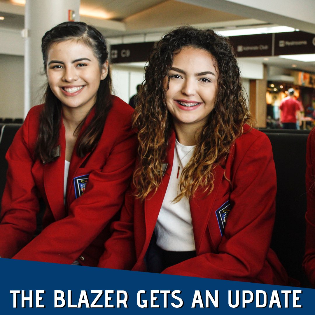 It’s not just a blazer, it’s the last blazer you’ll ever wear 😉
~
The iconic red blazer has been updated to be more durable, comfortable, and cost-effective.
Starting January 2, 2019 you can order the new blazer - and even receive discounts for higher quantity purchases.