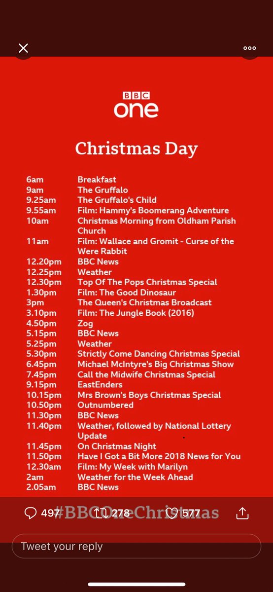 seanhannam's tweet photo. I’m packing to go away for Christmas and I’ve just seen the utterly appalling #bbconechristmas TV schedule. *Frantically packs DVDs of On Her Majesty’s Secret Service, Where Eagles Dare and The Great Escape...* https://t.co/3d2H0FMI1l